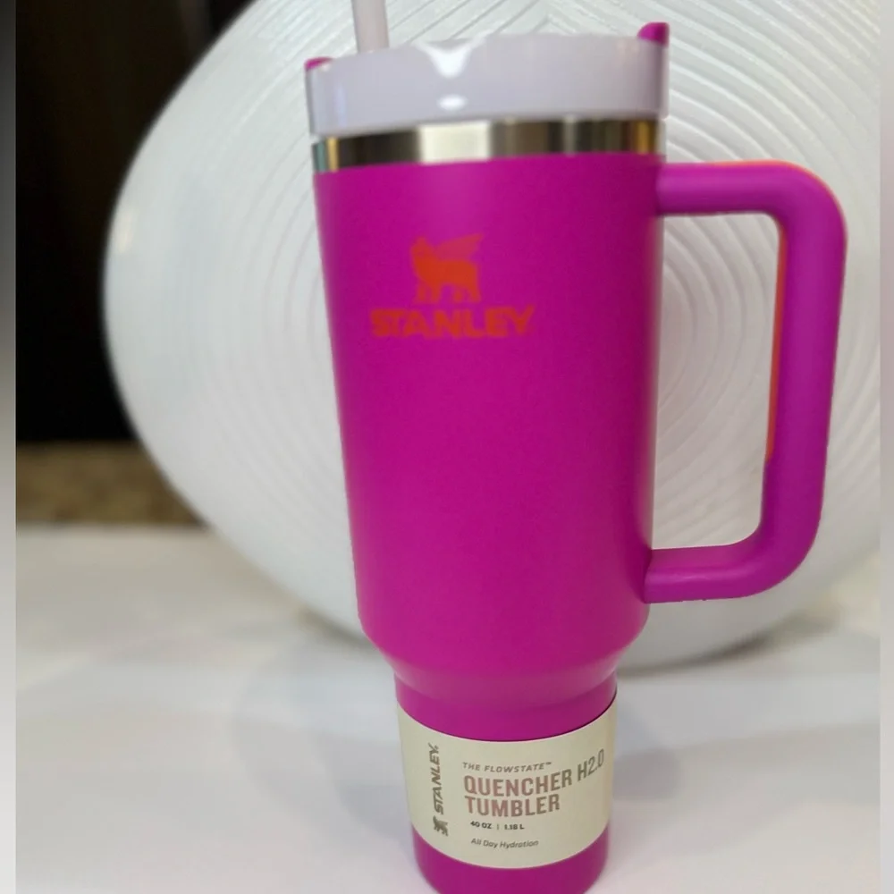 Color Sold Out! Stanley Vivid Violet Quencher H2.0 40oz Tumbler with Handle NWT - Picture 11 of 15